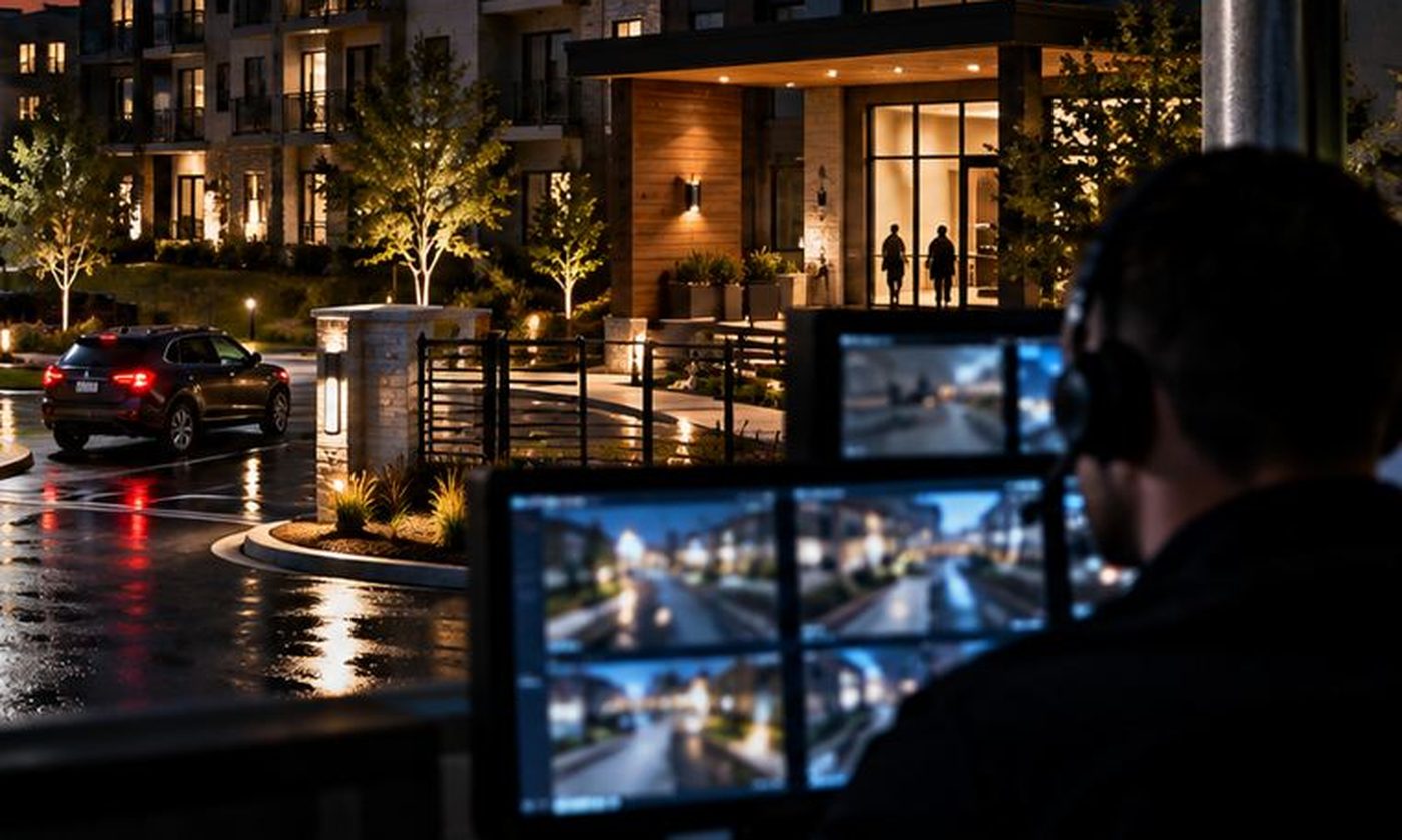 VSS operator reviewing live camera feeds